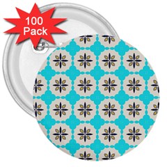  3  Button (100 Pack)