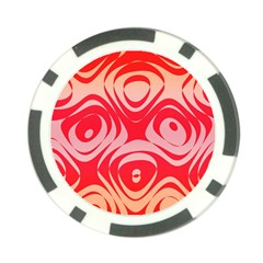 Gradient Shapes Poker Chip Card Guard