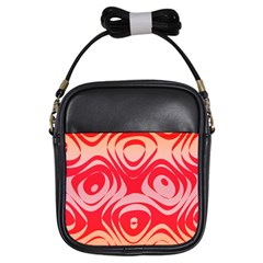 Gradient Shapes Girls Sling Bag