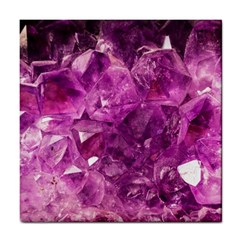 Amethyst Stone Of Healing Ceramic Tile by FunWithFibro