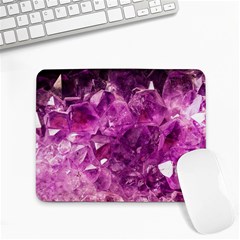 Amethyst Stone Of Healing Small Mouse Pad (rectangle) by FunWithFibro