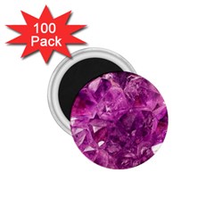 Amethyst Stone Of Healing 1 75  Button Magnet (100 Pack)