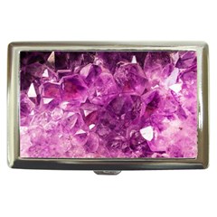 Amethyst Stone Of Healing Cigarette Money Case by FunWithFibro