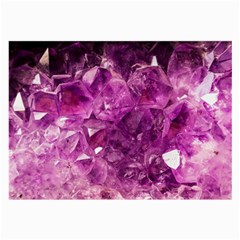 Amethyst Stone Of Healing Glasses Cloth (large, Two Sided) by FunWithFibro