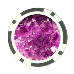 Amethyst Stone Of Healing Poker Chip (10 Pack) by FunWithFibro