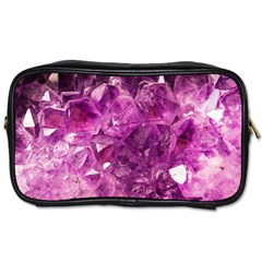 Amethyst Stone Of Healing Travel Toiletry Bag (one Side) by FunWithFibro