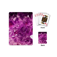 Amethyst Stone Of Healing Playing Cards (mini)