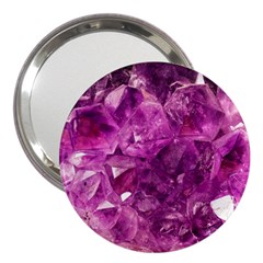 Amethyst Stone Of Healing 3  Handbag Mirror