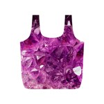 Amethyst Stone Of Healing Reusable Bag (S) Back