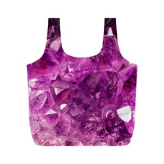 Amethyst Stone Of Healing Reusable Bag (m) by FunWithFibro