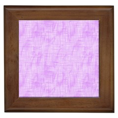 Hidden Pain In Purple Framed Ceramic Tile by FunWithFibro