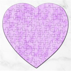 Hidden Pain In Purple Jigsaw Puzzle (heart) by FunWithFibro