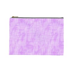 Hidden Pain In Purple Cosmetic Bag (large) by FunWithFibro