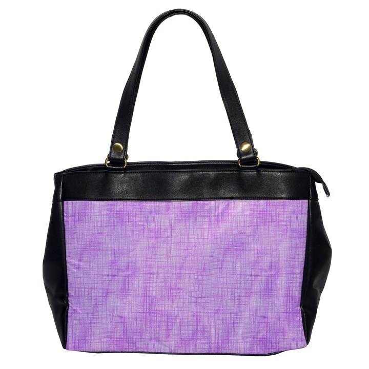 Hidden Pain In Purple Oversize Office Handbag (One Side)