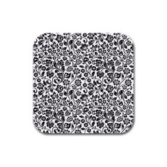 Elegant Glittery Floral Drink Coasters 4 Pack (square)