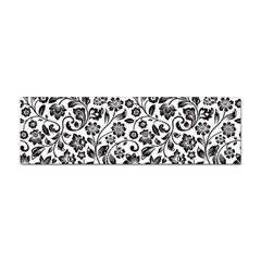 Elegant Glittery Floral Bumper Sticker by StuffOrSomething