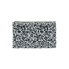 Elegant Glittery Floral Cosmetic Bag (small) by StuffOrSomething