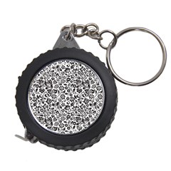 Elegant Glittery Floral Measuring Tape