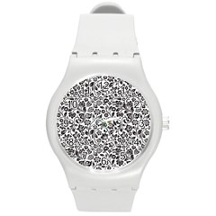 Elegant Glittery Floral Plastic Sport Watch (medium) by StuffOrSomething