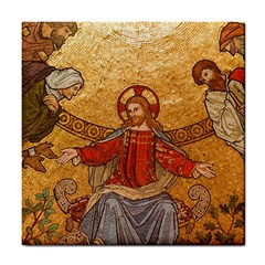 gold jesus Ceramic Tile