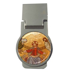 gold jesus Money Clip (Round)