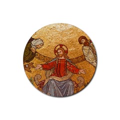 gold jesus Drink Coasters 4 Pack (Round)