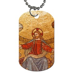 gold jesus Dog Tag (Two-sided) 