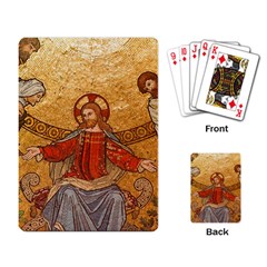 gold jesus Playing Cards Single Design