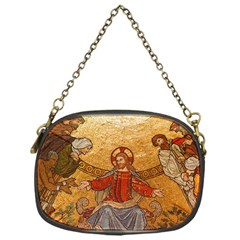 gold jesus Chain Purse (One Side)