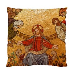 gold jesus Cushion Case (Single Sided) 