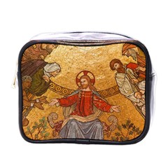 gold jesus Mini Travel Toiletry Bag (One Side)