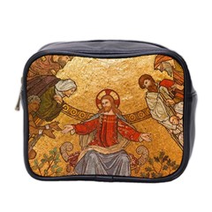 gold jesus Mini Travel Toiletry Bag (Two Sides)