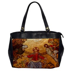 gold jesus Oversize Office Handbag (One Side)