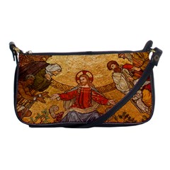 gold jesus Evening Bag