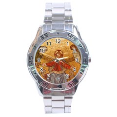 gold jesus Stainless Steel Watch