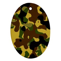 Camo Pattern  Oval Ornament