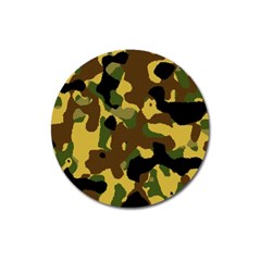 Camo Pattern  Magnet 3  (round)