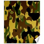 Camo Pattern  Canvas 8  x 10  (Unframed) 8.15 x9.66  Canvas - 1