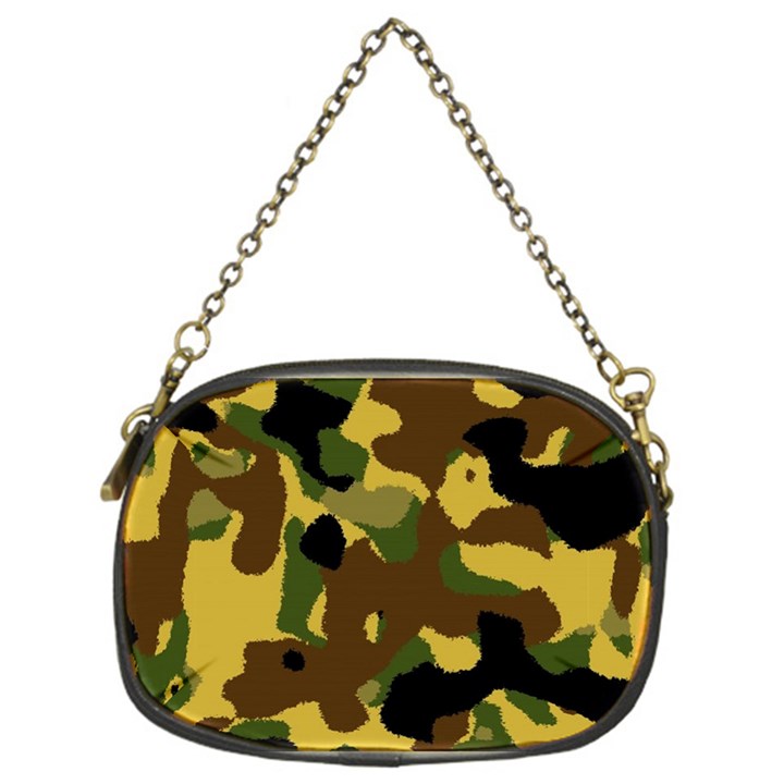 Camo Pattern  Chain Purse (One Side)