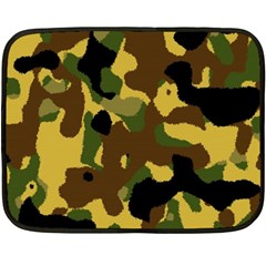 Camo Pattern  Mini Fleece Blanket (two Sided)