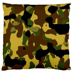 Camo Pattern  Large Cushion Case (single Sided) 