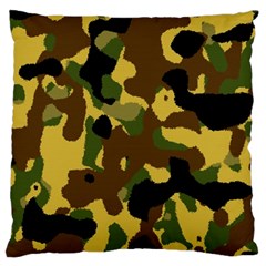 Camo Pattern  Standard Flano Cushion Case (one Side)