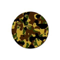 Camo Pattern  Drink Coaster (round)