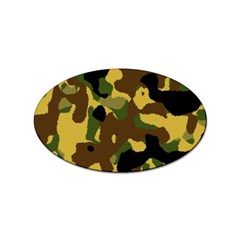 Camo Pattern  Sticker (oval)