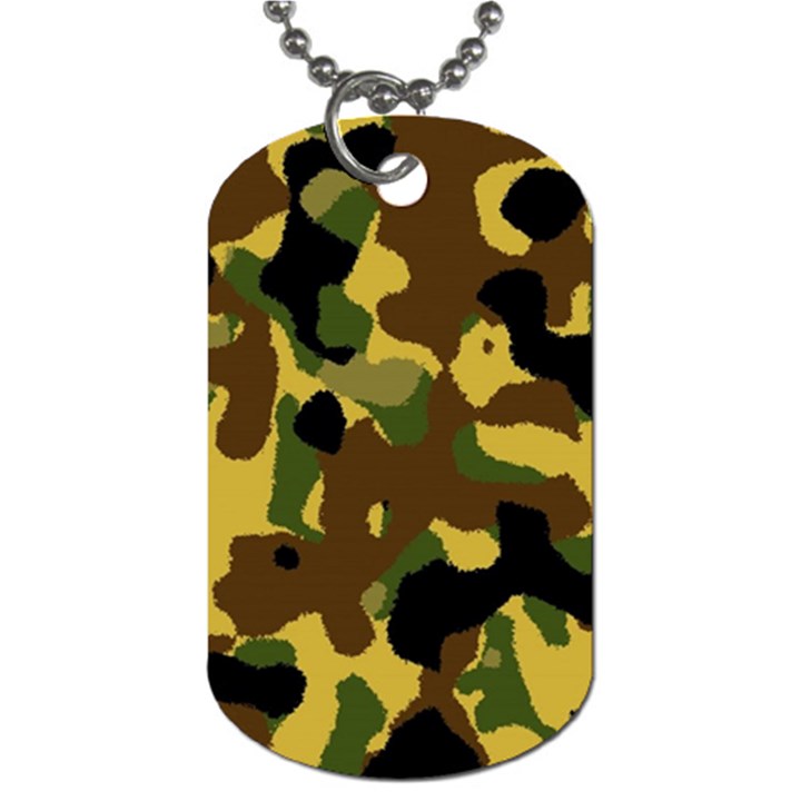 Camo Pattern  Dog Tag (One Sided)