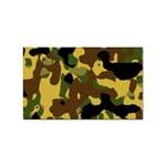 Camo Pattern  Sticker 100 Pack (Rectangle) Front