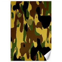 Camo Pattern  Canvas 12  X 18  (unframed)