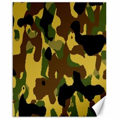 Camo Pattern  Canvas 16  X 20  (unframed) by Colorfulart23