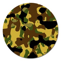 Camo Pattern  Magnet 5  (round)