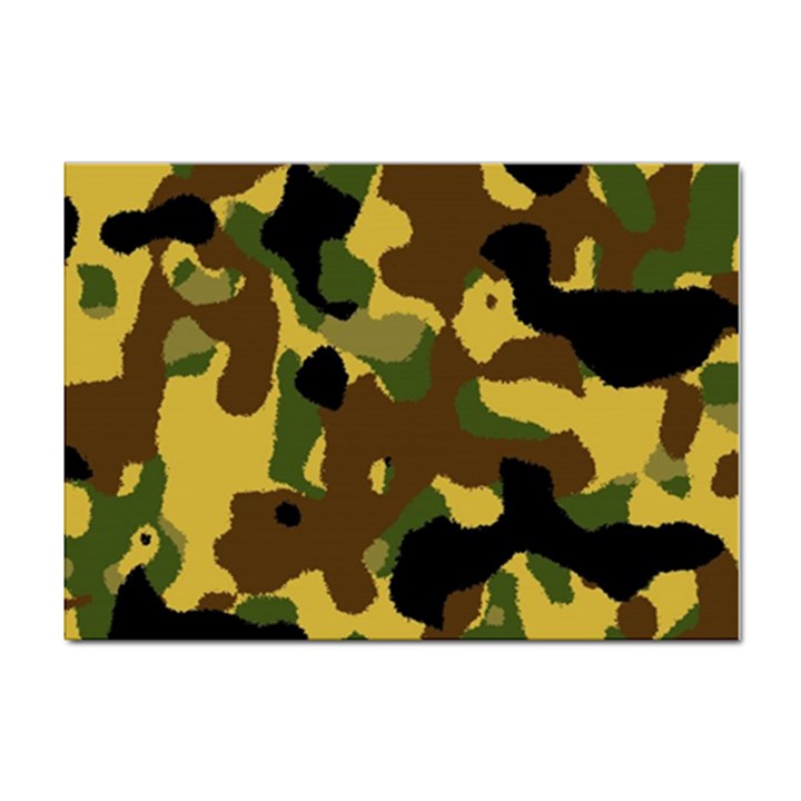 Camo Pattern  A4 Sticker 10 Pack